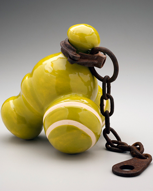 chained sculpture by Susan Mollet